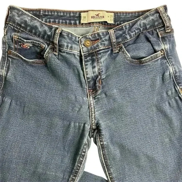 Hollister Women's Skinny Jeans Size 29 Blue Denim Mid Rise Stretch - Picture 14 of 14